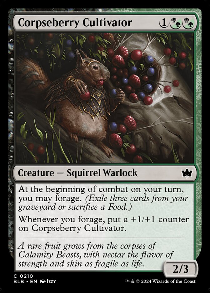 Corpseberry Cultivator · Bloomburrow (BLB) #210