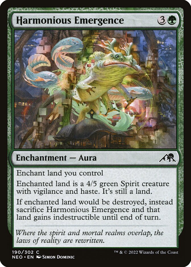Harmonious Emergence · Kamigawa: Neon Dynasty (NEO) #190