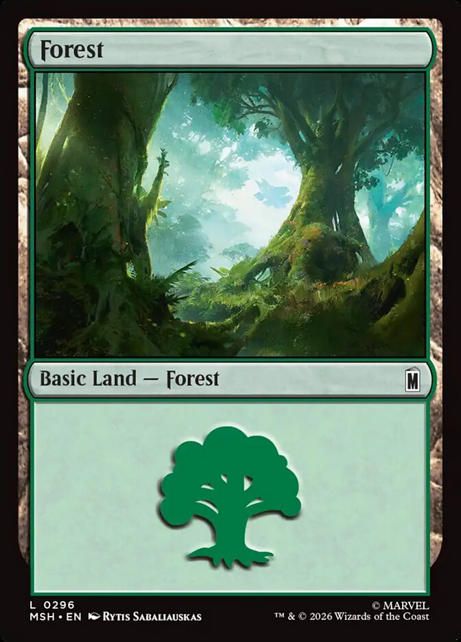 Forest · Marvel Super Heroes (MSH) #296