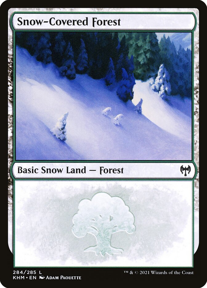 Snow-Covered Forest · Kaldheim (KHM) #284