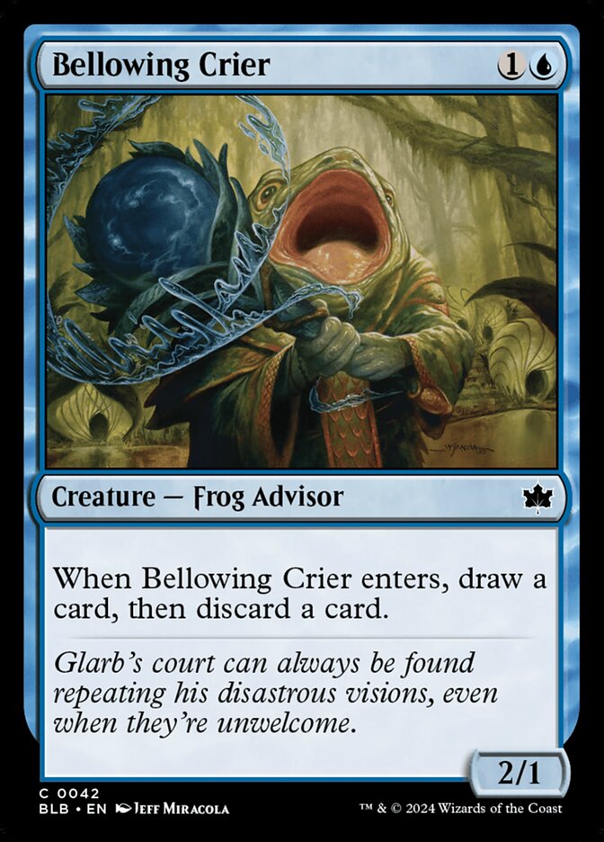 Bellowing Crier · Bloomburrow (BLB) #42