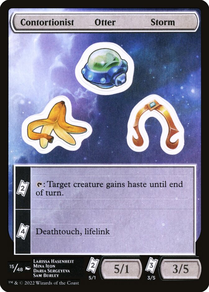 Contortionist Otter Storm · Unfinity Sticker Sheets (SUNF) #15