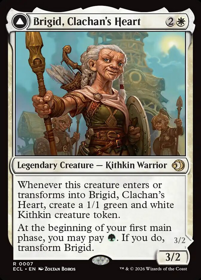 Brigid, Clachan's Heart // Brigid, Doun's Mind · Lorwyn Eclipsed (ECL) #7