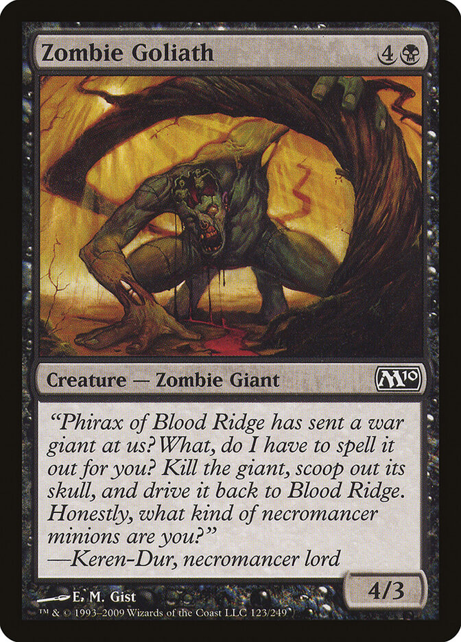 Zombie Goliath · Magic 2010 (M10) #123
