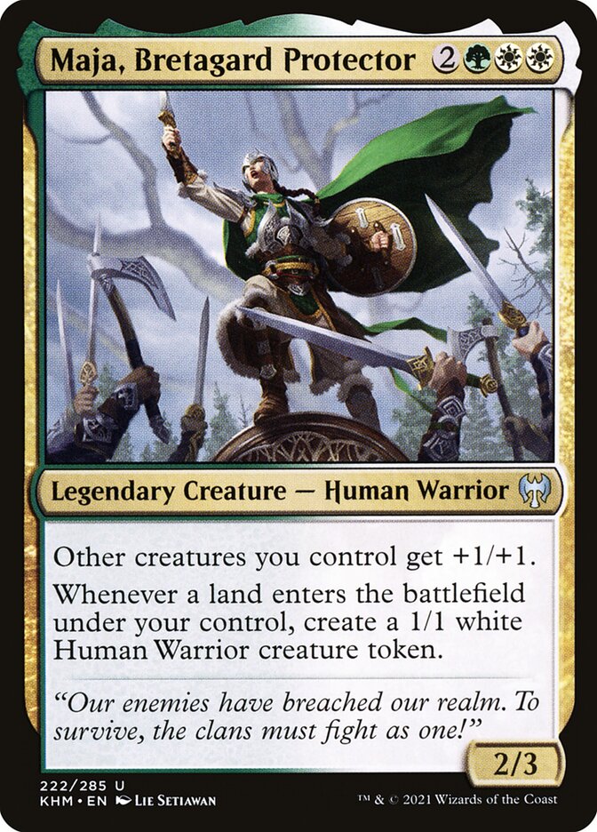 Maja, Bretagard Protector · Kaldheim (KHM) #222