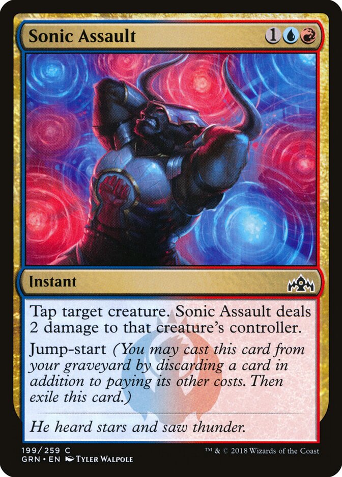 Sonic Assault · Guilds of Ravnica (GRN) #199