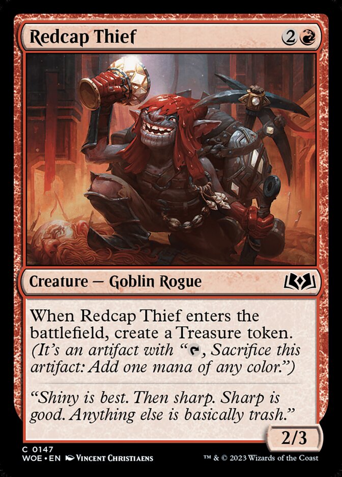 Redcap Thief · Wilds of Eldraine (WOE) #147