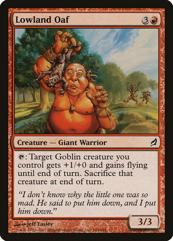 Lowland Oaf · Lorwyn (LRW) #184