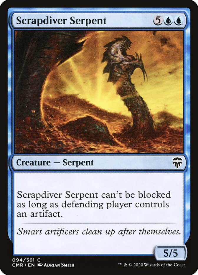 Scrapdiver Serpent · Commander Legends (CMR) #94