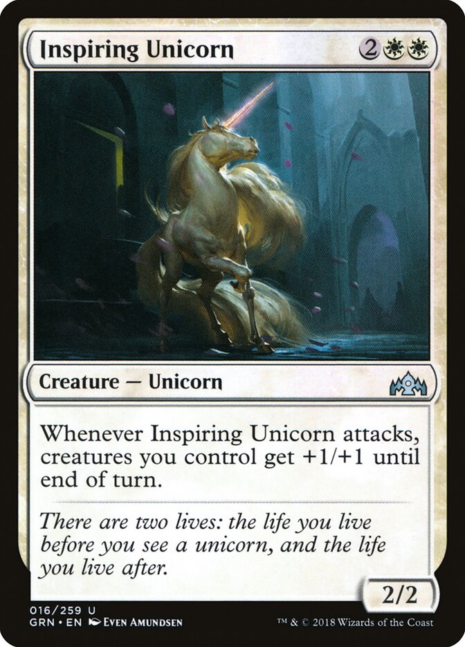 Inspiring Unicorn · Guilds of Ravnica (GRN) #16