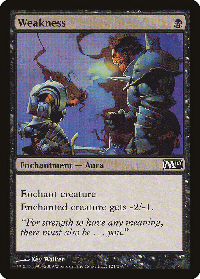 Weakness · Magic 2010 (M10) #121