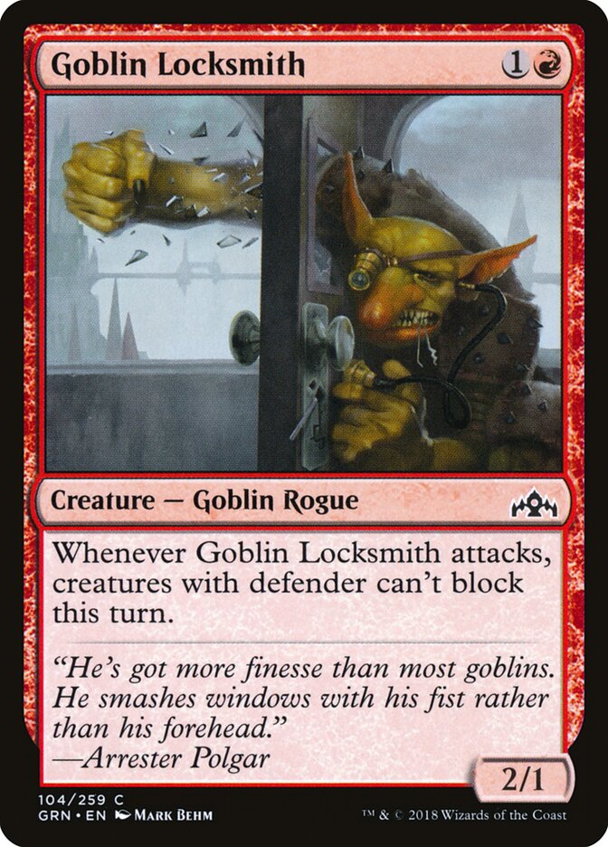 Goblin Locksmith · Guilds of Ravnica (GRN) #104