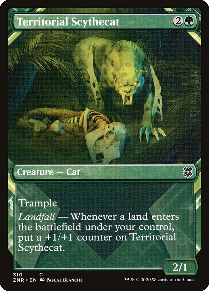 Territorial Scythecat · Zendikar Rising (ZNR) #310 · showcase