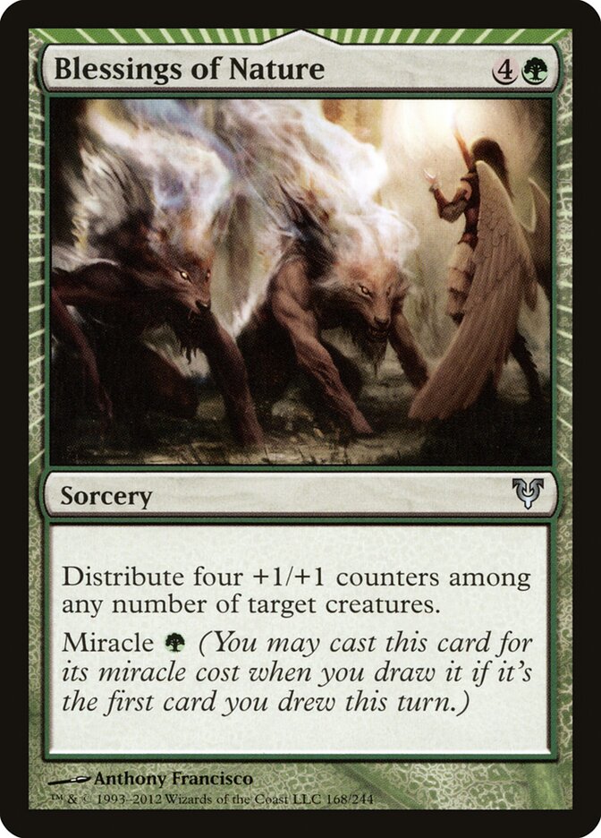 Blessings of Nature · Avacyn Restored (AVR) #168