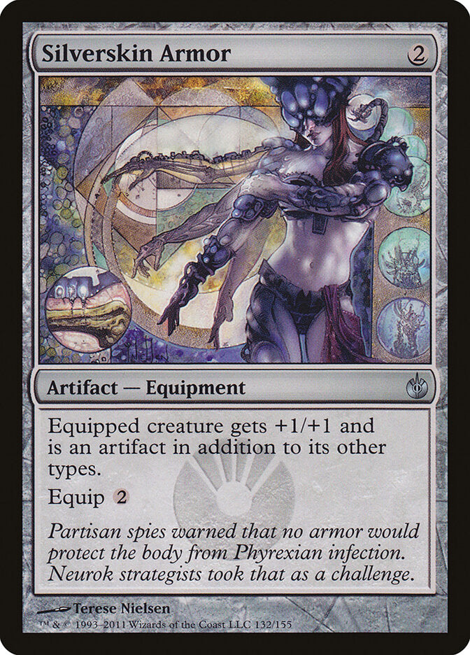 Silverskin Armor · Mirrodin Besieged (MBS) #132