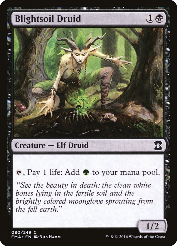 Blightsoil Druid · Eternal Masters (EMA) #80