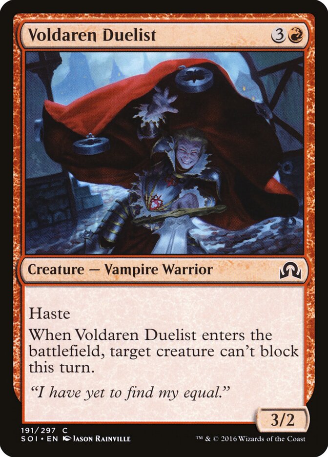 Voldaren Duelist · Shadows over Innistrad (SOI) #191
