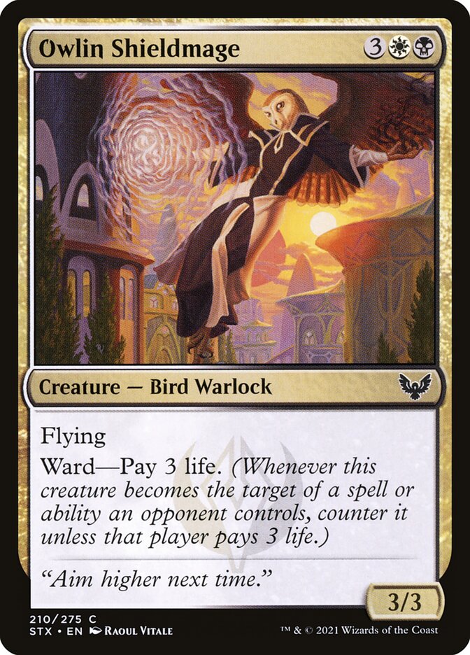 Owlin Shieldmage · Strixhaven: School of Mages (STX) #210