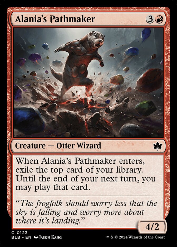 Alania's Pathmaker · Bloomburrow (BLB) #123