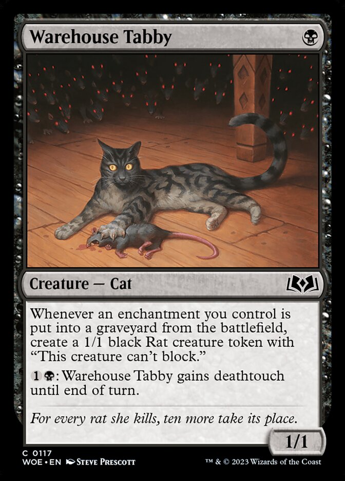 Warehouse Tabby · Wilds of Eldraine (WOE) #117