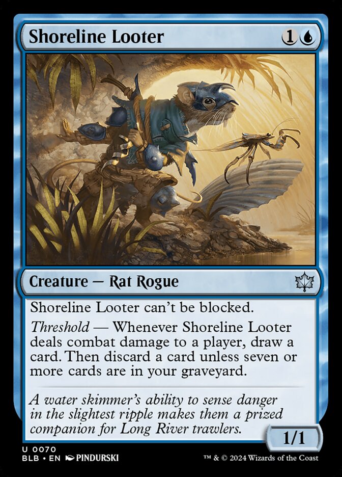 Shoreline Looter · Bloomburrow (BLB) #70