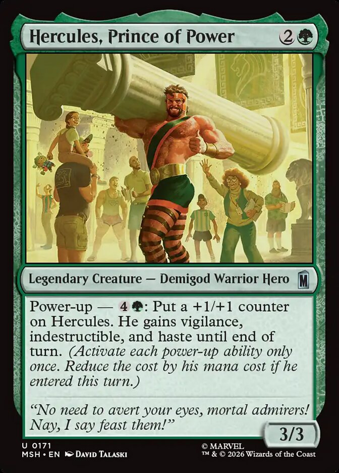 Hercules, Prince of Power · Marvel Super Heroes (MSH) #171