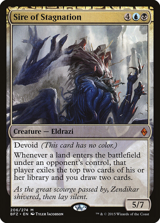 Sire of Stagnation · Battle for Zendikar (BFZ) #206