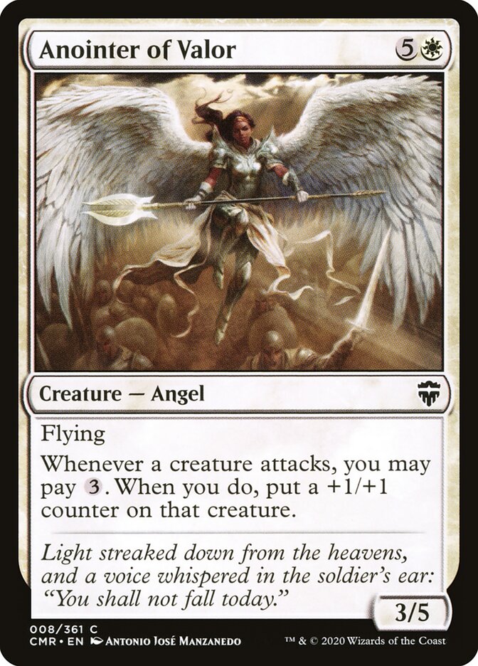 Anointer of Valor · Commander Legends (CMR) #8