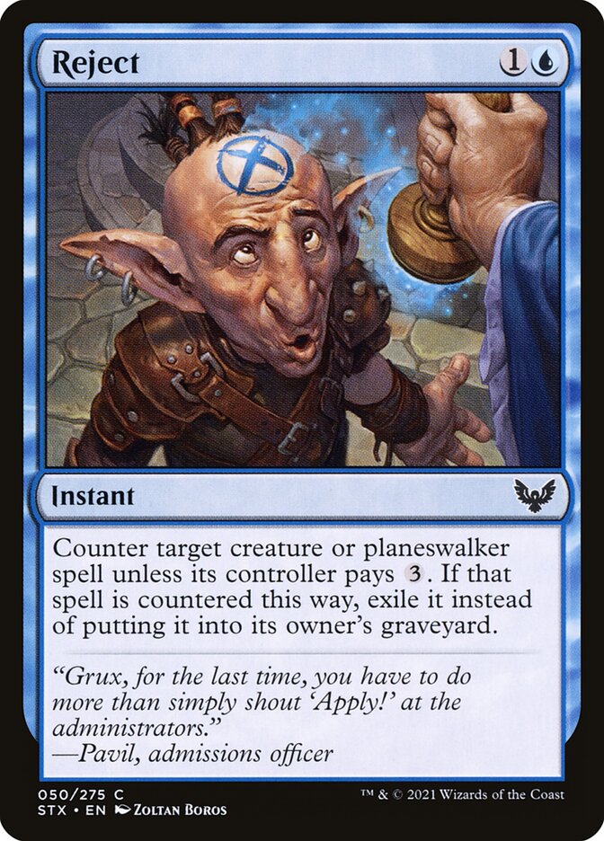 Reject · Strixhaven: School of Mages (STX) #50