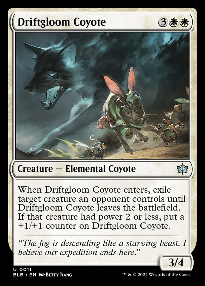 Driftgloom Coyote · Bloomburrow (BLB) #11