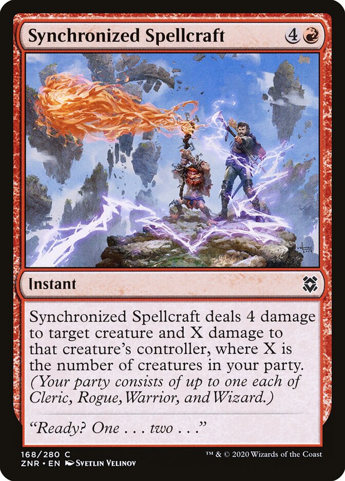 Synchronized Spellcraft · Zendikar Rising (ZNR) #168
