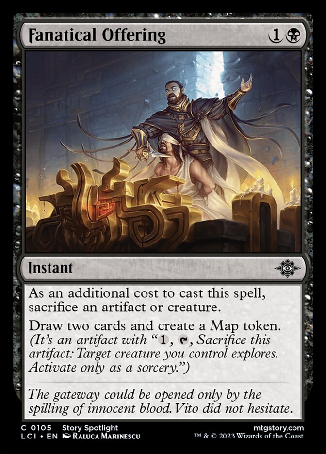 Fanatical Offering · The Lost Caverns of Ixalan (LCI) #105