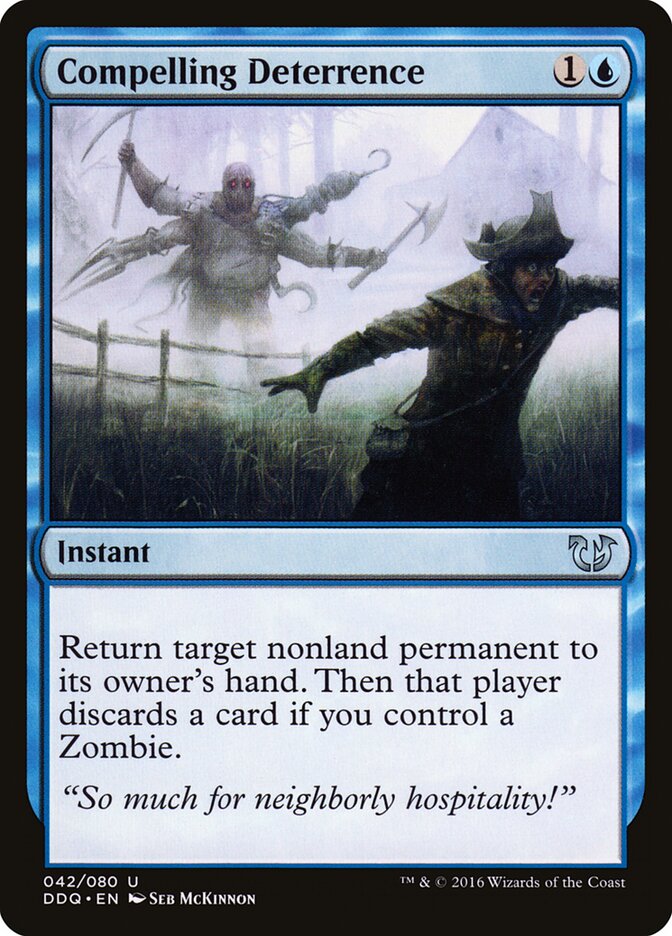 Compelling Deterrence · Duel Decks: Blessed vs. Cursed (DDQ) #42