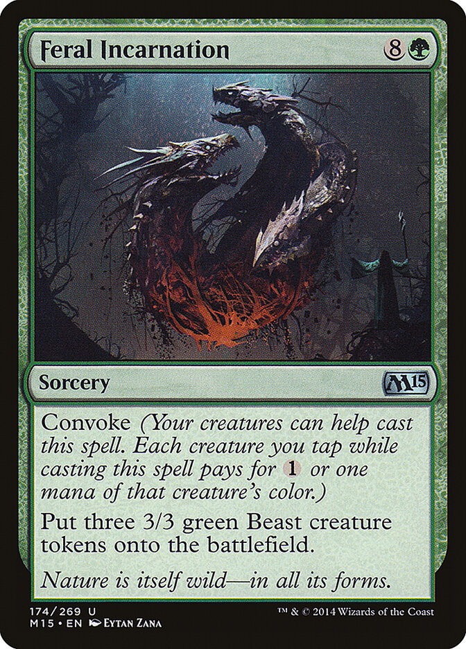 Feral Incarnation · Magic 2015 (M15) #174