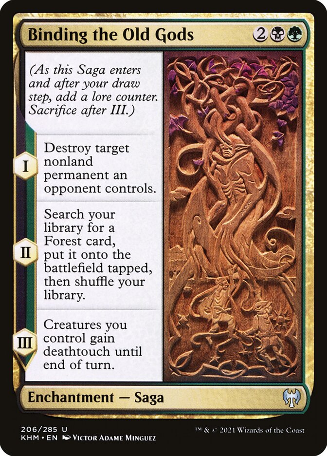 Binding the Old Gods · Kaldheim (KHM) #206