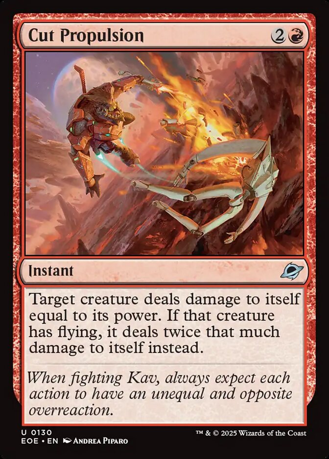 Cut Propulsion · Edge of Eternities (EOE) #130