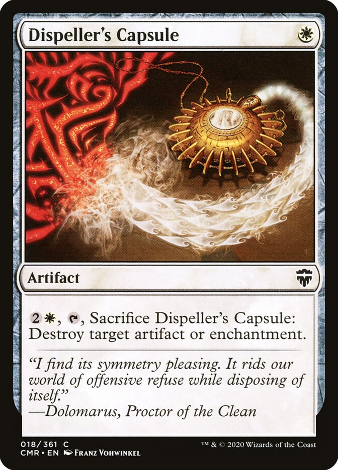 Dispeller's Capsule · Commander Legends (CMR) #18