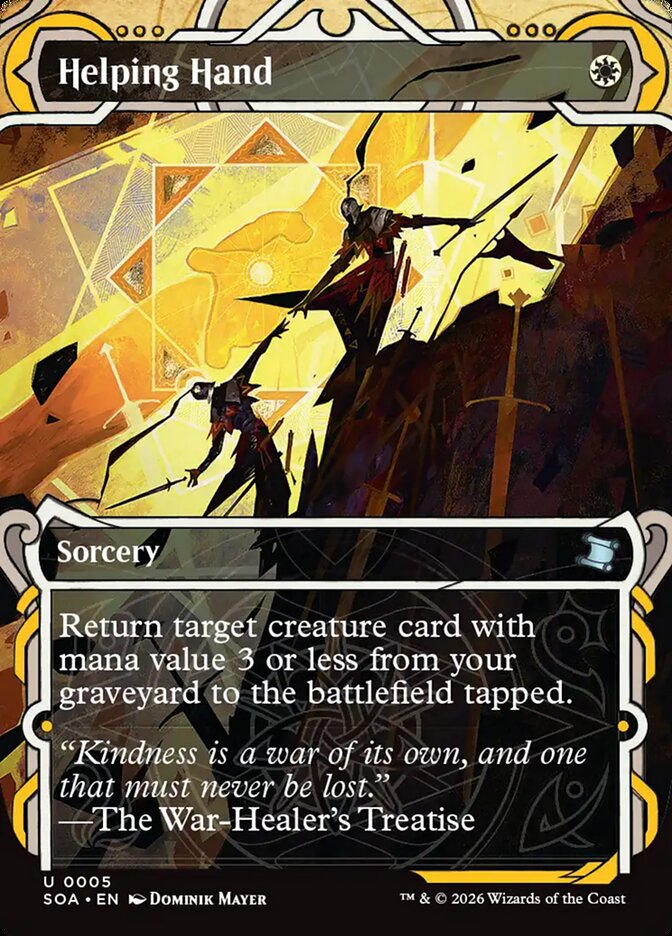 Helping Hand · Secrets of Strixhaven Mystical Archive (SOA) #5 · borderless