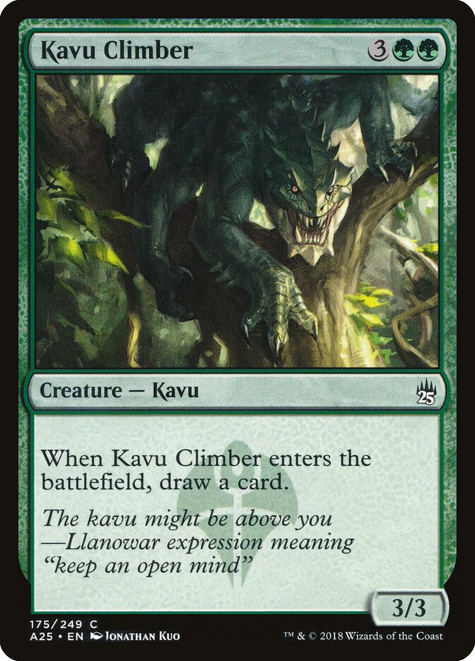 Kavu Climber · Masters 25 (A25) #175