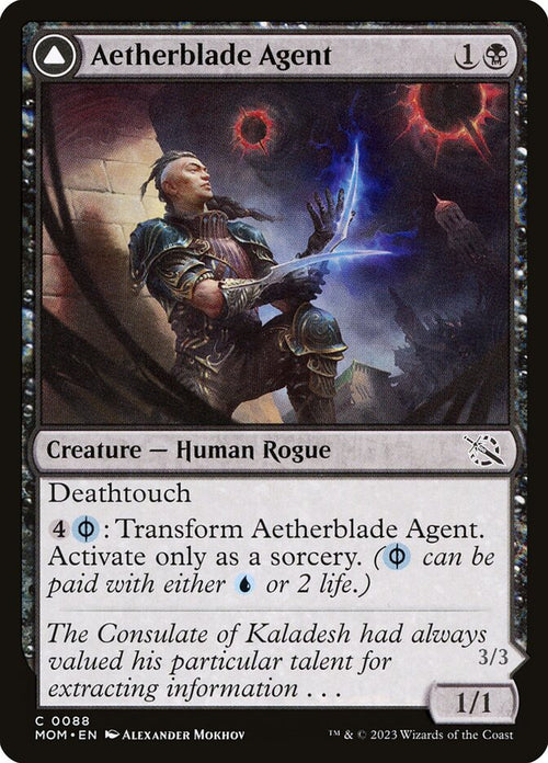 Aetherblade Agent // Gitaxian Mindstinger · March of the Machine (MOM) #88