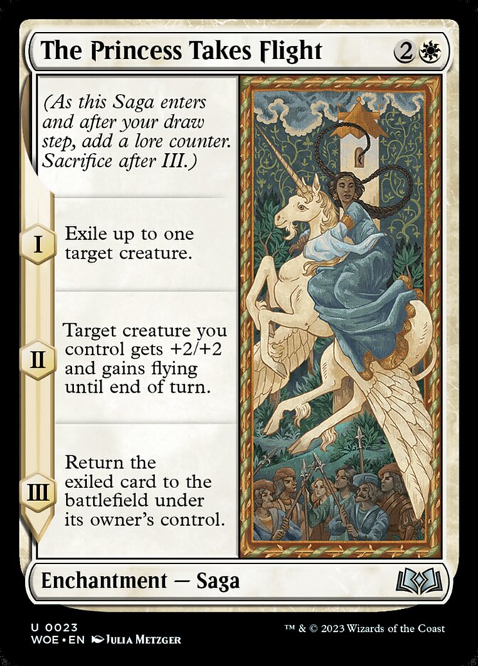 The Princess Takes Flight · Wilds of Eldraine (WOE) #23