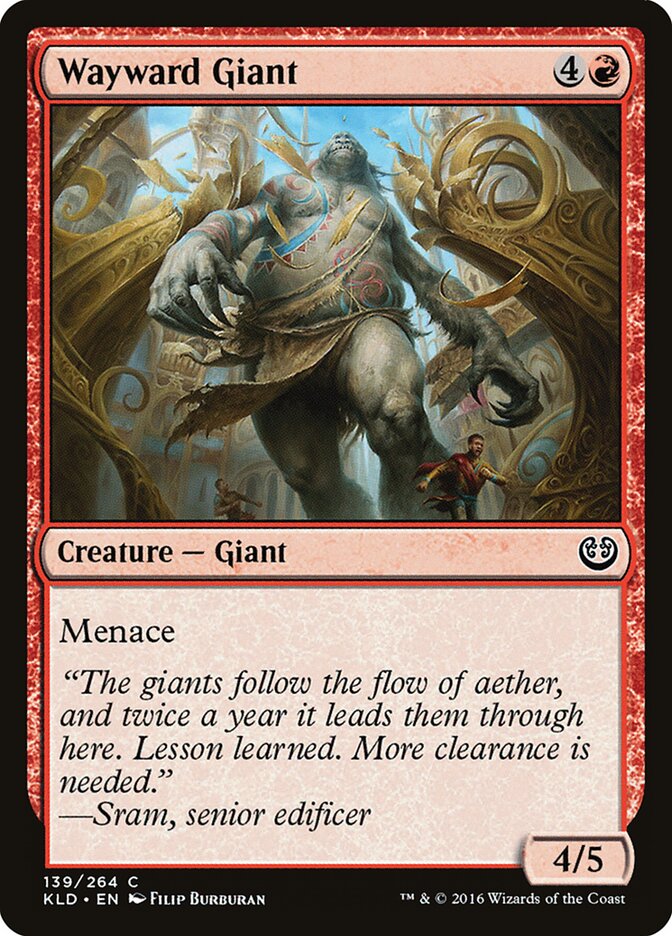 Wayward Giant · Kaladesh (KLD) #139