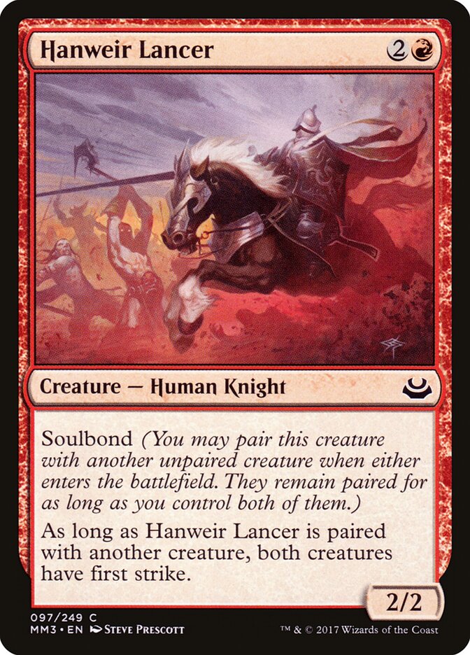 Hanweir Lancer · Modern Masters 2017 (MM3) #97
