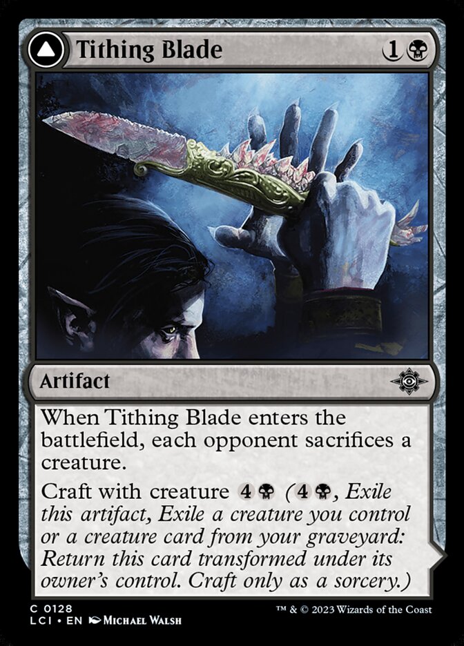 Tithing Blade // Consuming Sepulcher · The Lost Caverns of Ixalan (LCI) #128