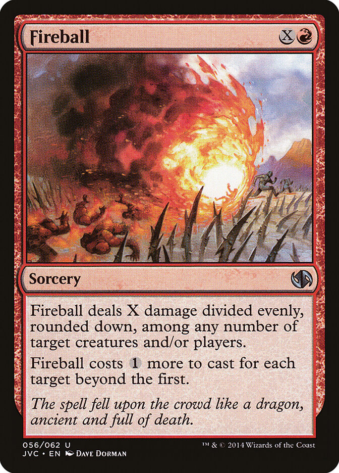 Fireball · Duel Decks Anthology: Jace vs. Chandra (JVC) #56