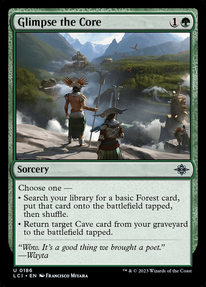 Glimpse the Core · The Lost Caverns of Ixalan (LCI) #186