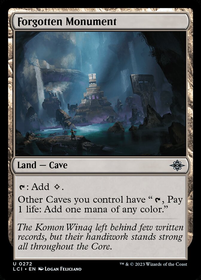 Forgotten Monument · The Lost Caverns of Ixalan (LCI) #272