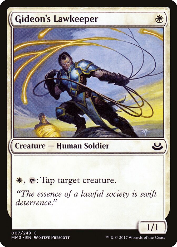Gideon's Lawkeeper · Modern Masters 2017 (MM3) #7
