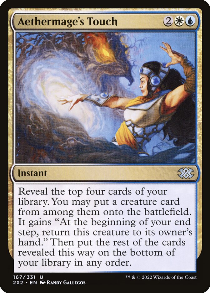 Aethermage's Touch · Double Masters 2022 (2X2) #167
