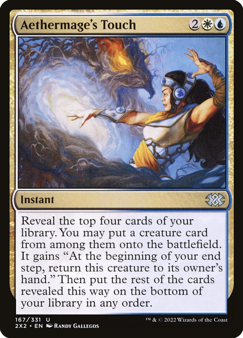 Aethermage's Touch · Double Masters 2022 (2X2) #167